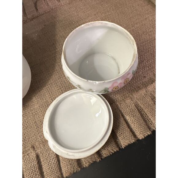 Weimar Porcelain Germany Serving Platter Floral Round Bowl Top Scalloped Edge - Picture 11 of 11